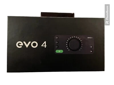 Audient EVO 4 2-in/2-out 24-bit/96kHz USB 2.0 Podcasting Recording Interface - Image 1 of 4