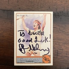 2011 Topps Allen And Ginter John McEnroe Signed Card-inscribed To Chad-NO COA