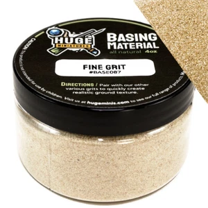 Huge Miniatures Basing Materials, Natural Fine Grit Diorama Ballast – 4oz Jar - Picture 1 of 4