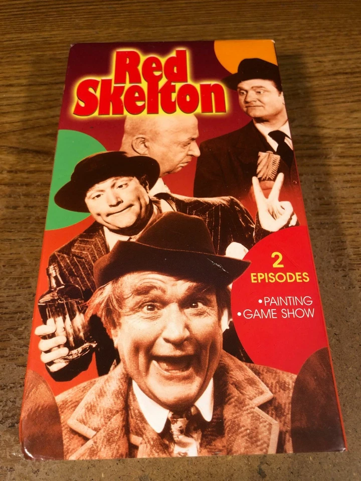 Red Skelton 2 Episodes Painting Game Show VHS VCR Video Tape Used TV - Image 1 of 4