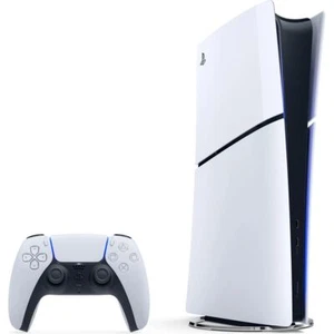 Sony PlayStation 5 Slim - Digital Version - 1TB - CFI-2016A - 1 Controller Weiß - Bild 1 von 5