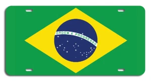 Brazil Flag Vanity License Plate Car Truck Accessory South American - Picture 1 of 1
