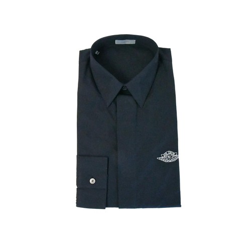 Camicia Dior x Jordan tessuto blu navy
