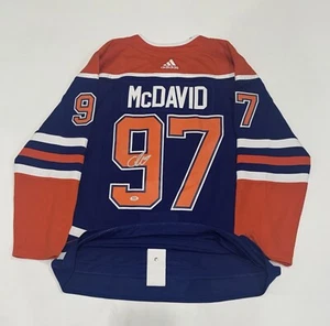 CONNOR MCDAVID SIGNED ADIDAS 2025 STANLEY CUP EDMONTON OILERS JERSEY PSA COA - Picture 1 of 3