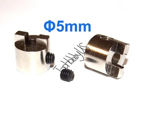 2PCS RC Barco Metal Propeller Drive Dog para eje de 5 mm (US VENDEDOR / BARCO) - Imagen 1 de 1