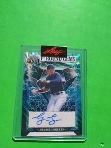 2023 Leaf Metal George Lombard Jr. Auto Pre-Production Proof 1/1 - Picture 1 of 2