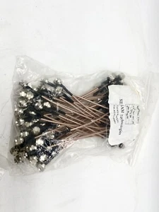 lot of 50 F Male to F Male Plug Connector RG316 Pigtail Cable Coaxial Pigtail - Picture 1 of 4
