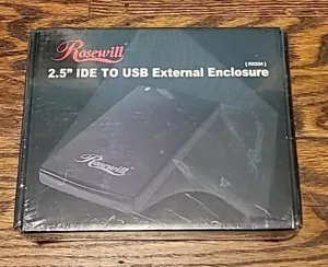 NEW Rosewill RX234 2.5" IDE to USB External Enclosure - still in plastic wrap - Picture 1 of 2