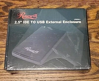 NEW Rosewill RX234 2.5" IDE to USB External Enclosure - still in plastic wrap - Image 1 of 2