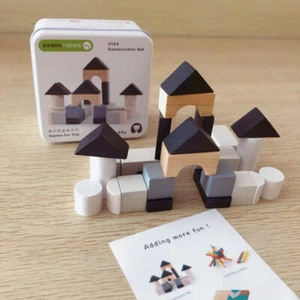 Wooden Puzzle Building Blocks - Picture 1 of 8