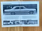 Opel Diplomat V8 Admiral Kapitn Original 1964 Vintage Advert Werbung Reklame