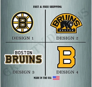 Boston Bruins NHL Hockey Sticker Vinyl Decal Truck Car Bumper Water Resistant - Picture 1 of 2