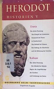 Urania; Buch 8. Kalliope. Buch 9. Herodotus: Historien; Teil: 5. Goldmanns gelbe