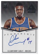 2014-15 Panini Paramount Cleanthony Early RC Auto 96/99 #PRCE 140562