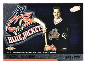 Rick Nash Columbus Blue Jackets 2003 Atomic Rookie Card 343/775 - Picture 1 of 2