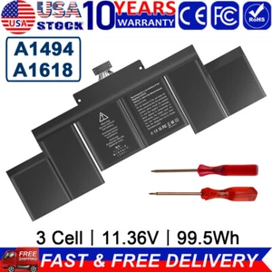 A1618 Battery for Apple MacBook Pro 15” Retina A1398 Mid 2015 99.5Wh / Charger - Picture 1 of 12