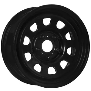 Extreme Steel Wheel 16 x 7" 5/120 25P D-Hole 65.1cb Black fits 4x4 VW Amarok 4x4 - Picture 1 of 2