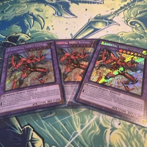 3 LDS3 ELEMENTAL HERO SUNRISE LDS3-EN104 SECRET RARE LIMITED EDITION - Picture 1 of 3