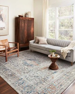 Loloi II Bianca Collection BIA-02 Stone/Multi 2'-8" x 4' Accent Rug - Picture 1 of 6