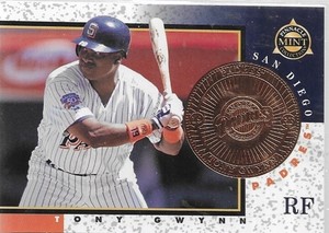 Tony Gwynn Insert Coin Colliction Mint Pinnacle  1997 (3940)