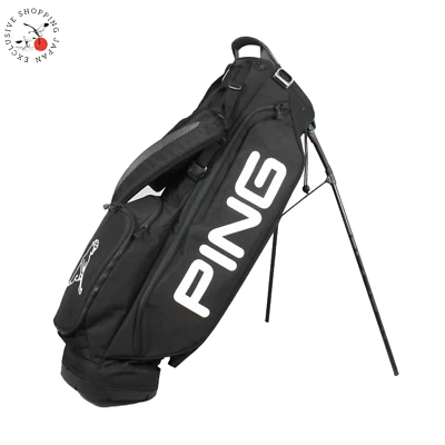 Ping Golf Hoofer Lite Custom Carry Stand Bag 8.5in 4-way Lightweight Black/White - Image 1 of 4