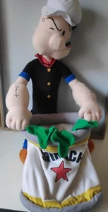 Grande peluche Popeye avec son sac d'épinards vintage - Imagen 1 de 9