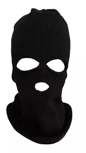 BNWT BLACK 3 HOLE SKI MASK BALACLAVA *PRIVATE SALE* - Picture 1 of 1