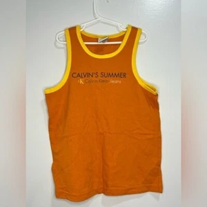 CalvinKlein Jeans Girls Racer Tank Top Size L - Picture 1 of 5