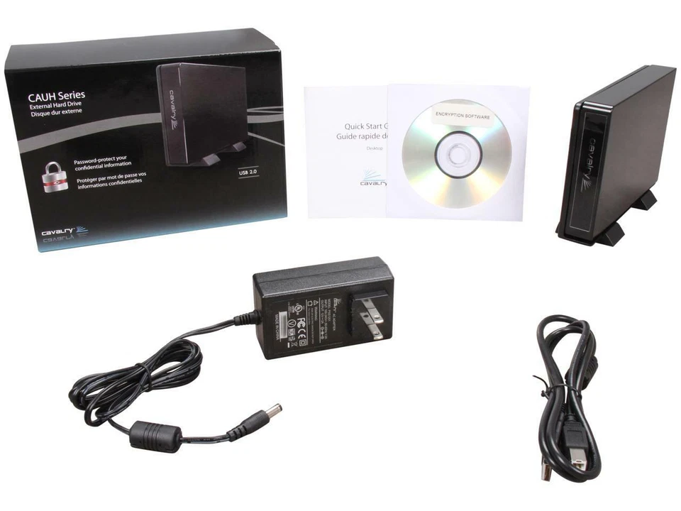 Cavalry external 3.5 inch hard drive powered enclosure EN-CAUH-B - Image 1 of 4