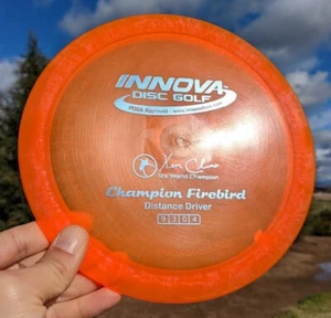 PENNED SUPER PEARLY FAF Champion Firebird Innova Disc Golf NEW 167g FLAT - Imagen 1 de 2