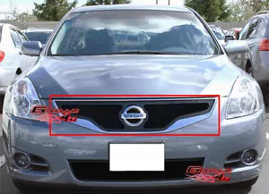 Fits 2010-2012 Nissan Altima Coupe Main Upper Stainless Black Mesh Grille Insert - Bild 1 von 2