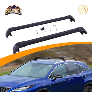 Roof Rack Cross Bars for Lexus RX RX350 RX350L RX450h RX450hL 2016-2022 Black - Bild 1 von 23