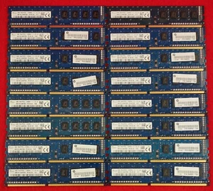 LOT OF 16 Hynix 4GB 1Rx8 PC3L-12800U non-ECC Unbuffered RAM HMT451U6BFR8A-PB - Picture 1 of 3