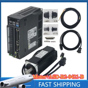 Servomotor Delta 400W ECMA-C20604RS + Controlador ASD-B2-0421-B + Cable codificador de 9,8 pies - Imagen 1 de 5