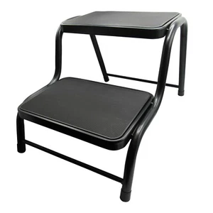 Caravan Double Step Stool (Non Slip Rubber Tread Motorhome Platform) - Picture 1 of 7