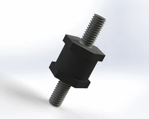 5-Pack: 16x16mm M6, Options, UK Made, Rubber Bobbin Anti Vibration Mount MM - Picture 1 of 2