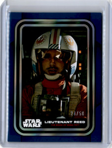 2023 Topps Star Wars Flagship Lieutenant Reed #13 Blue /50 Book of Boba Fett