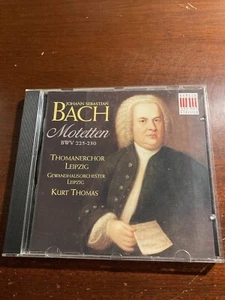 Bach Motetten BWV 225-230 Thomanerchor Leipzig Kurt Thomas Berlin Classics CD - Picture 1 of 2