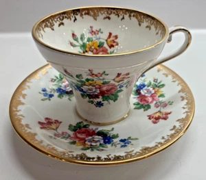 Vintage Ansley Fine Bone China Tea Cup & Saucer England - Picture 1 of 13