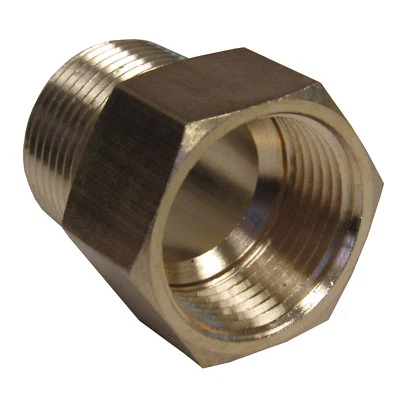PRM INC. BRASS ADAPTER 1/2" NPT FEMALE X 1/2" BSPP MALE NEW