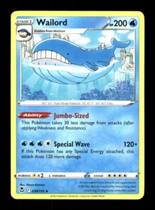 Pokemon Silver Tempest WAILORD #038/195 - Picture 1 of 1