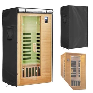 Outdoor Sauna Cover 420D Heavy-Duty Waterproof Durable Protector, Fits 49"x43... - Picture 1 of 7
