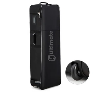 Golf Travel Bag Portable Foldable Soft-Sided Oxford Fabric w/ Zipper on Wheels - Picture 1 of 10