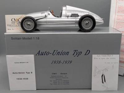 Modellautos 1:18 CMC Auto Union Typ D 1938 / 1939 mit OVP - Bild 1 von 4