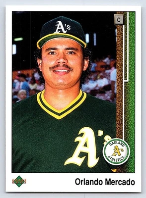 1989 Upper Deck - Orlando Mercado #624 A's - Image 1 of 2