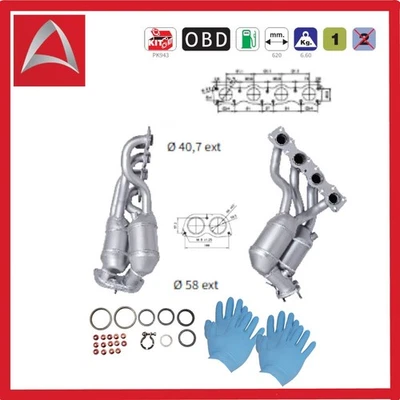 Katalysator für BMW 1er E81 E82 E87 E88 3er E90 E91 E92 E93 - 1995 ccm - Image 1 of 4