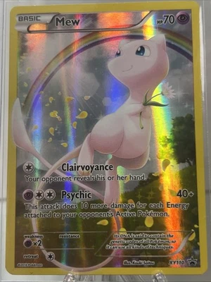 Pokémon TCG Mew XY110 Holo Black Star Promo Light Play - Image 1 of 4