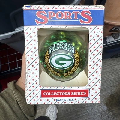 Green Bay Packers Adorno de Navidad DEPORTES 1997 NFL Serie Coleccionistas EN CAJA Foto 1 de 2