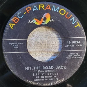 Ray Charles "Hit The Road Jack / The Danger Zone" weak VG - Foto 1 di 3