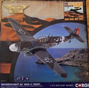 Corgi Aviation AA27111 Me 109G-2 Diecast Werner Schroer Greece 1943 - Picture 1 of 5
